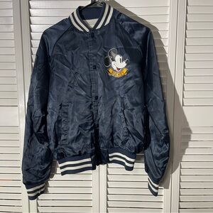 Vintage Mickey satin bomber